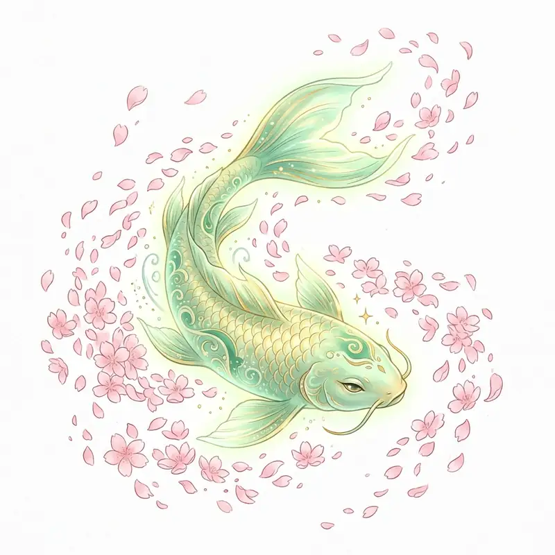 Kiku Mascot Silhouette